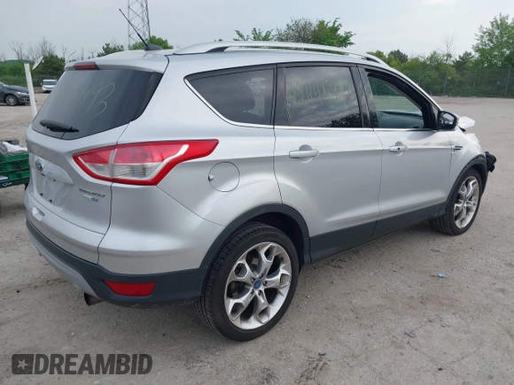 2013 Ford Escape Titanium with VIN 1FMCU9J97DUD16072, listed as a IAAI auction lot 42445993 with 111,255 mi miles and . Bid and sale history available at DreamBid. Image 4.
