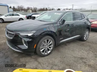 2023 Buick Envision Avenir with VIN LRBFZSR41PD189535, listed as a Copart auction lot 48213575 with 3,568 mi miles and Salvage Title. Bid and sale history available at carsss.com. Image 1.