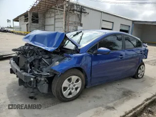 2017 Kia Forte LX with VIN 3KPFK4A75HE051343, listed as a Copart auction lot 54248585 with 139,472 mi miles and Salvage Title. Bid and sale history available at carsss.com. Image 1.