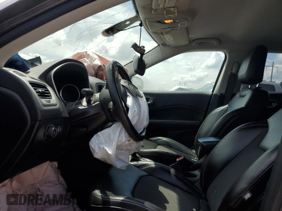 2019 Jeep Compass Latitude with VIN 3C4NJCBB7KT699300, listed as a Copart auction lot 54940155 with 64,843 mi miles and Salvage title. Bid and sale history available at DreamBid. Image 7.