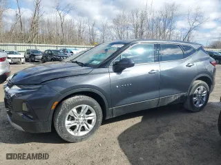 2021 Chevrolet Blazer LT with VIN 3GNKBHR45MS583713, listed as a Copart auction lot 49769315 with 33,530 mi miles and Salvage Title. Bid and sale history available at carsss.com. Image 1.