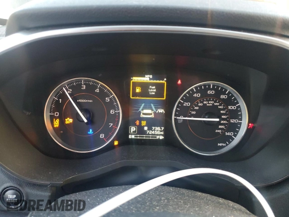 2018 Subaru Crosstrek Limited with VIN JF2GTAMC1JH306824, listed as a Copart auction lot 87843525 with 72,456 mi miles and Salvage title. Bid and sale history available at DreamBid. Image 9.