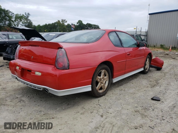 2004 Chevrolet Monte Carlo SS Supercharged with VIN 2G1WZ151849350293, listed as a Copart auction lot 63987774 with 150,373 mi miles and Salvage Title. Bid and sale history available at carsss.com. Image 3.