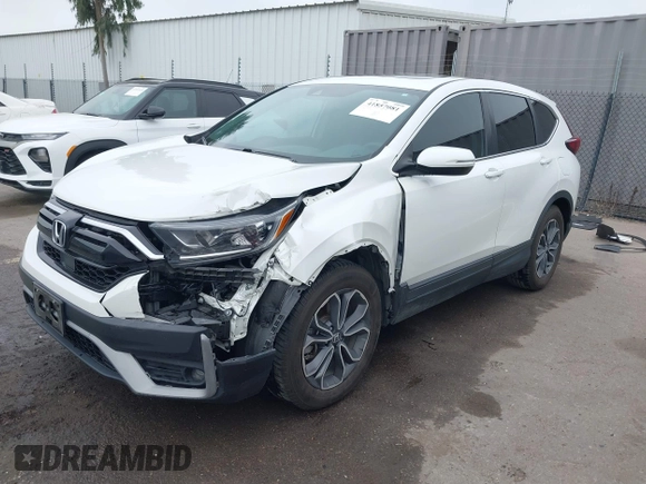 2020 Honda CR-V EX with VIN 5J6RW1H52LA004037, listed as a IAAI auction lot 41857081 with 107,991 mi miles and . Bid and sale history available at DreamBid. Image 18.