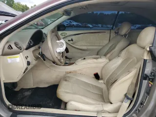 2006 Mercedes-Benz CLK-Class 5.0L with VIN WDBTJ75J86F177176, listed as a Copart auction lot 74430134 with 145,294 mi miles and Salvage Title. Bid and sale history available at carsss.com. Image 7.