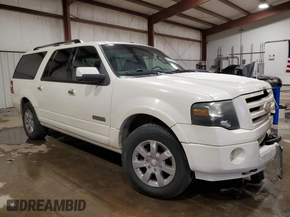2008 Ford Expedition EL Limited with VIN 1FMFK20518LA23272, listed as a Copart auction lot 87548725 with 134,045 mi miles and Salvage Title. Bid and sale history available at carsss.com. Image 4.