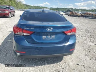 2016 Hyundai Elantra SE with VIN KMHDH4AE6GU516535, listed as a Copart auction lot 56665975 with 111,846 mi miles and Salvage title. Bid and sale history available at DreamBid. Image 6.
