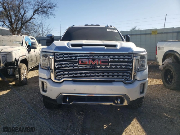 2021 GMC Sierra 3500HD Denali with VIN 1GT49WEY3MF162264, listed as a Copart auction lot 87002814 with 50,454 mi miles and Salvage Title. Bid and sale history available at carsss.com. Image 5.