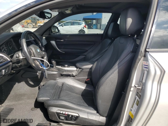 2014 BMW 2 Series M235i with VIN WBA1J7C56EV253025, listed as a Copart auction lot 43221805 with 113,440 mi miles and Salvage Title. Bid and sale history available at carsss.com. Image 7.