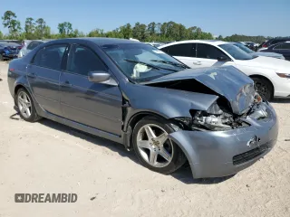 2004 Acura TL with VIN 19UUA66204A025105, listed as a Copart auction lot 52652255 with 154,695 mi miles and Salvage Title. Bid and sale history available at carsss.com. Image 4.
