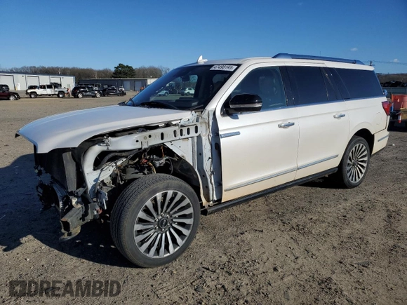 2019 Lincoln Navigator Reserve z VIN 5LMJJ3LT1KEL14831, wystawiony jako Copart lot #47498195 z przebiegiem 126 544 mil mil oraz Szkoda całkowita • Salvage title. Historia ofert i sprzedaży dostępna na DreamBid. Obrazek 1.