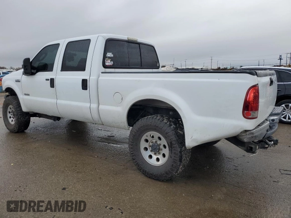 2005 Ford F-250 XL with VIN 1FTSW20P45ED38950, listed as a Copart auction lot 85577784 with 171,165 mi miles and Salvage Title. Bid and sale history available at DreamBid. Image 2.