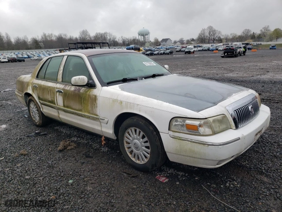2007 Mercury Grand Marquis LS with VIN 2MEFM75V47X642839, listed as a Copart auction lot 51730635 with 0 mi miles and Clean Title. Bid and sale history available at carsss.com. Image 4.