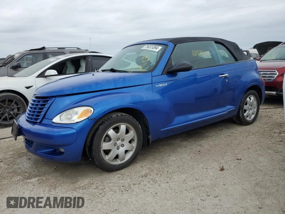 2005 Chrysler PT Cruiser with VIN 3C3AY55E35T316666, listed as a Copart auction lot 75451094 with 68,974 mi miles and Non Repairable. Bid and sale history available at DreamBid. Image 1.