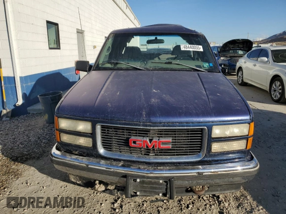 1996 GMC Sierra 1500 z VIN 2GTEK19R1T1537881, wystawiony jako Copart lot #48440055 z przebiegiem 1 715 126 mil mil oraz Szkoda całkowita • Salvage title. Historia ofert i sprzedaży dostępna na DreamBid. Obrazek 5.