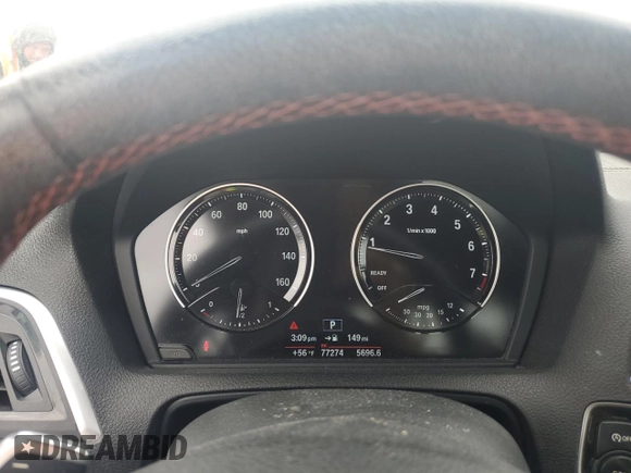 2018 BMW 2 Series 230i xDrive with VIN WBA2J3C52JVD48952, listed as a Copart auction lot 46394065 with 77,274 mi miles and Salvage title. Bid and sale history available at DreamBid. Image 9.