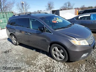 2013 Honda Odyssey Touring with VIN 5FNRL5H90DB028659, listed as a Copart auction lot 46602375 with 285,366 mi miles and Clean Title. Bid and sale history available at carsss.com. Image 4.
