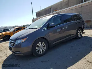 2014 Honda Odyssey EX with VIN 5FNRL5H42EB034422, listed as a Copart auction lot 48226825 with 150,423 mi miles and Clean Title. Bid and sale history available at carsss.com. Image 1.