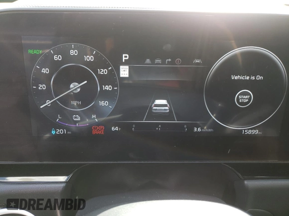 2024 Kia Niro Wind with VIN KNDCR3L13R5122358, listed as a Copart auction lot 49639335 with 15,899 mi miles and Salvage Title. Bid and sale history available at DreamBid. Image 9.