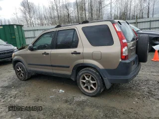 2006 Honda CR-V LX with VIN JHLRD78556C005175, listed as a Copart auction lot 51446315 with 185,801 mi miles and Salvage Title. Bid and sale history available at carsss.com. Image 2.