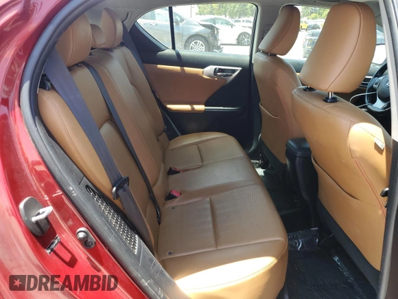 2012 Lexus CT 200h with VIN JTHKD5BH9C2095291, listed as a Copart auction lot 62746025 with 237,020 mi miles and Salvage title. Bid and sale history available at DreamBid. Image 10.