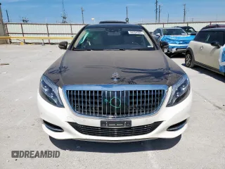 2015 Mercedes-Benz S with VIN WDDUG7GB7FA135269, listed as a Copart auction lot 50254395 with 63,458 mi miles and Salvage Title. Bid and sale history available at DreamBid. Image 5.