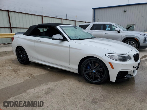 2016 BMW 2 Series M235i with VIN WBA1M1C59GV393903, listed as a Copart auction lot 78515724 with 0 mi miles and Salvage Title. Bid and sale history available at carsss.com. Image 4.