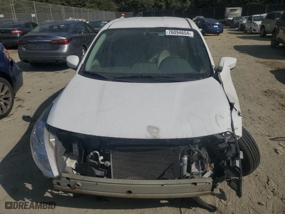 2015 Nissan Versa SV with VIN 3N1CN7AP0FL813551, listed as a Copart auction lot 76094654 with 66,223 mi miles and Non Repairable. Bid and sale history available at carsss.com. Image 5.