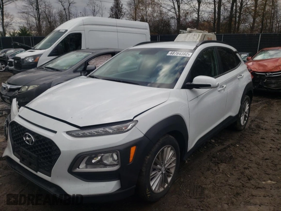2018 Hyundai Kona SEL with VIN KM8K22AA2JU148517, listed as a Copart auction lot 68764382 with 19,719 mi miles. Bid and sale history available at carsss.com. Image 1.