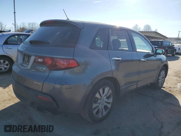 2010 Acura RDX with VIN 5J8TB1H20AA007093, listed as a Copart auction lot 88294735 with 0 mi miles and Clean Title. Bid and sale history available at carsss.com. Image 3.