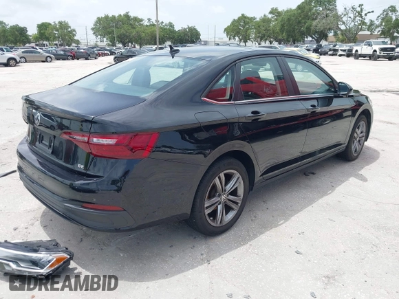 2023 Volkswagen Jetta SE with VIN 3VW7M7BU3PM037141, listed as a IAAI auction lot 42446046 with 21,149 mi miles and . Bid and sale history available at DreamBid. Image 4.