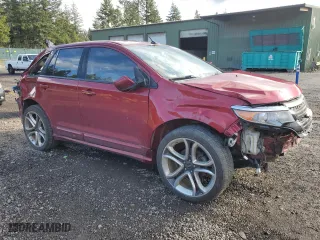 2013 Ford Edge Sport with VIN 2FMDK4AK9DBA90929, listed as a Copart auction lot 44265675 with 92,853 mi miles and Salvage Title. Bid and sale history available at carsss.com. Image 4.