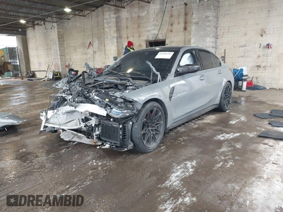 2023 BMW M3 Competition xDrive with VIN WBS43AY01PFN42727, listed as a IAAI auction lot 41558240 with Not provided miles and . Bid and sale history available at DreamBid. Image 18.