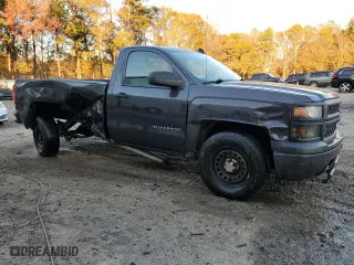 2015 Chevrolet Silverado 1500 Work Truck with VIN 1GCNCPEC8FZ287312, listed as a Copart auction lot 82843234 with 121,349 mi miles and Salvage Title. Bid and sale history available at carsss.com. Image 4.