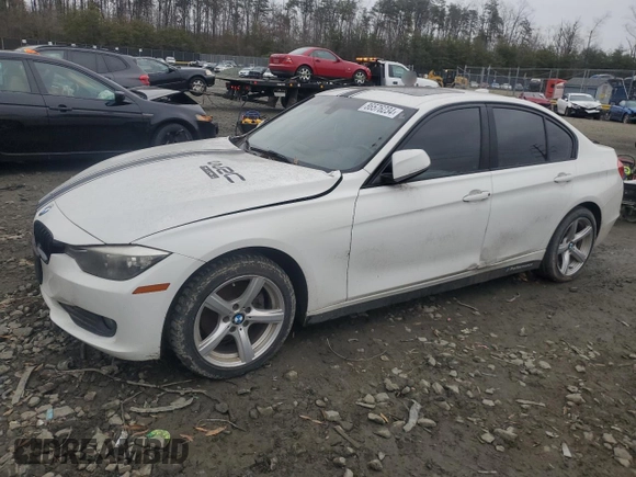 2014 BMW 3 Series 320i xDrive with VIN WBA3C3C56EF983605, listed as a Copart auction lot 42491705 with 153,283 mi miles and Non Repairable. Bid and sale history available at carsss.com. Image 1.