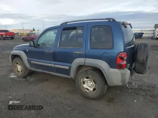 2005 Jeep Liberty Sport with VIN 1J4GL48K25W500470, listed as a Copart auction lot 85486204 with 0 mi miles and Salvage Title. Bid and sale history available at carsss.com. Image 2.