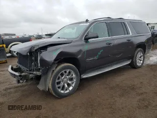 2015 GMC Yukon XL SLT with VIN 1GKS2HKC6FR122492, listed as a Copart auction lot 51757795 with 172,427 mi miles and Salvage Title. Bid and sale history available at carsss.com. Image 1.