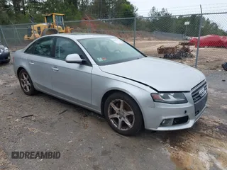 2009 Audi A4 2.0T Prem with VIN WAULF78K69A137801, listed as a IAAI auction lot 41896753 with 135,261 mi miles. Bid and sale history available at carsss.com. Image 1.