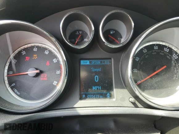 2013 Buick Regal Turbo Premium 1 with VIN 2G4GS5EV9D9211649, listed as a Copart auction lot 44932474 with 95,439 mi miles and Salvage Title. Bid and sale history available at DreamBid. Image 9.