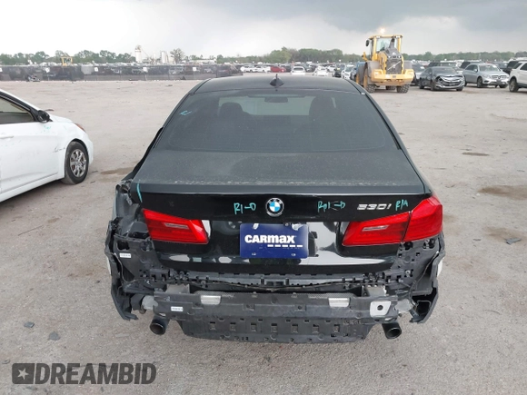 2019 BMW 5 Series 530i with VIN WBAJA5C58KWW11641, listed as a IAAI auction lot 41946359 with 48,635 mi miles and . Bid and sale history available at DreamBid. Image 16.