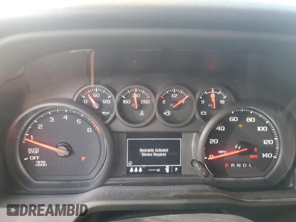 2024 Chevrolet Silverado 1500 with VIN 3GCPDAEK8RG134170, listed as a Copart auction lot 49703665 with 10,643 mi miles and Salvage Title. Bid and sale history available at DreamBid. Image 9.