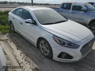 2019 Hyundai Sonata Sport with VIN 5NPE34AFXKH766377, listed as a Copart auction lot 87770565 with 0 mi miles and Non Repairable. Bid and sale history available at carsss.com. Image 4.