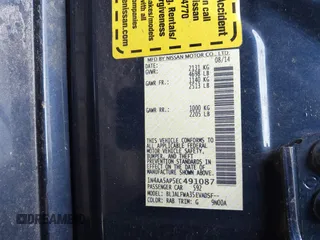 2014 Nissan Maxima SV z VIN 1N4AA5AP5EC491087, wystawiony jako IAAI lot #41802153 z przebiegiem Nie podano mil oraz . Historia ofert i sprzedaży dostępna na DreamBid. Obrazek 9.