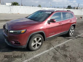 2020 Jeep Cherokee Limited with VIN 1C4PJMDN3LD533403, listed as a Copart auction lot 43408105 with 60,572 mi miles and Salvage Title. Bid and sale history available at carsss.com. Image 1.