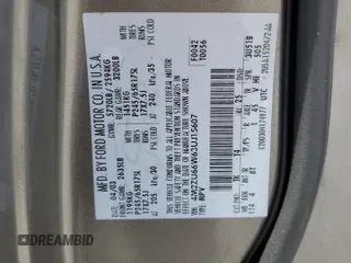 2003 Mercury Mountaineer Convenience z VIN 4M2ZU66W63UJ15607, wystawiony jako Copart lot #48104305 z przebiegiem 107 729 mil mil oraz Szkody całkowita. Historia ofert i sprzedaży dostępna na DreamBid. Obrazek 15.