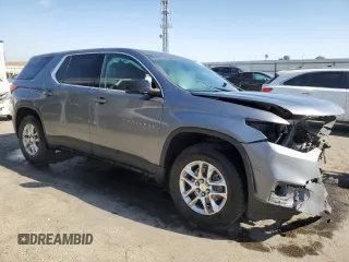 2020 Chevrolet Traverse LS with VIN 1GNERLKW3LJ273020, listed as a Copart auction lot 77422724 with 156,784 mi miles and Clean Title. Bid and sale history available at carsss.com. Image 4.