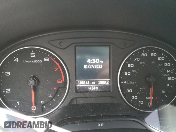 2015 Audi A3 1.8T Premium with VIN WAUACGFF9F1009389, listed as a Copart auction lot 71045202 with 108,141 mi miles. Bid and sale history available at carsss.com. Image 9.