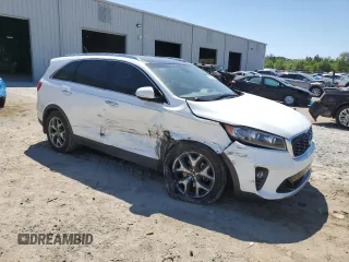 2019 Kia Sorento EX Sport with VIN 5XYPH4A57KG609835, listed as a Copart auction lot 52255335 with 101,927 mi miles and Non repairable. Bid and sale history available at DreamBid. Image 4.