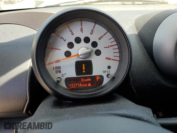 2012 MINI Countryman S with VIN WMWZC3C58CWL83403, listed as a Copart auction lot 61290125 with 122,714 mi miles and Clean title. Bid and sale history available at DreamBid. Image 9.