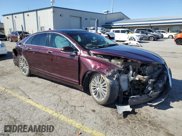 2013 Lincoln MKZ with VIN 3LN6L2JK5DR812070, listed as a Copart auction lot 48546305 with 59,532 mi miles and Salvage Title. Bid and sale history available at DreamBid. Image 4.